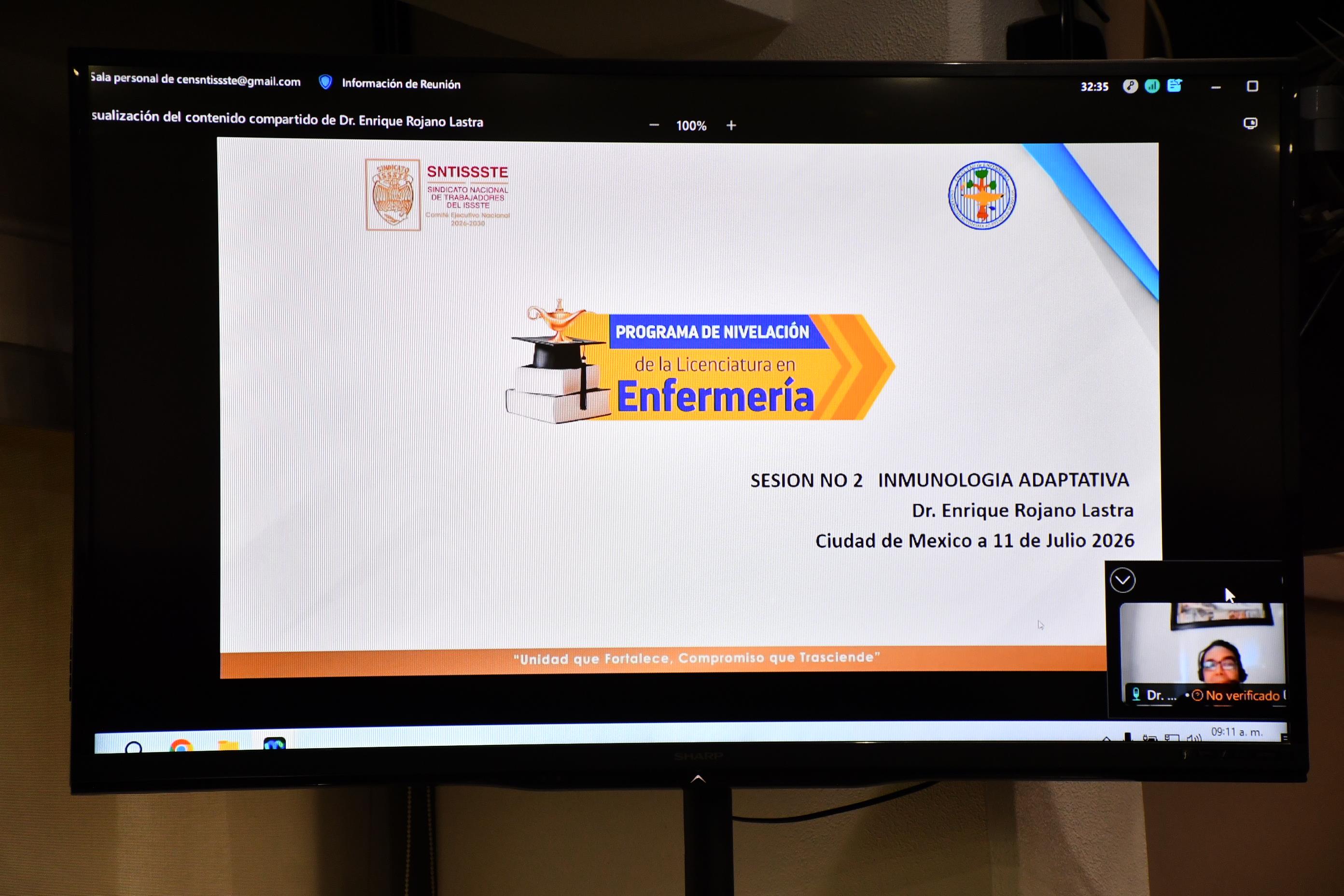 Programa de Nivelación de la Licenciatura en Enfermería, sábado 11 julio